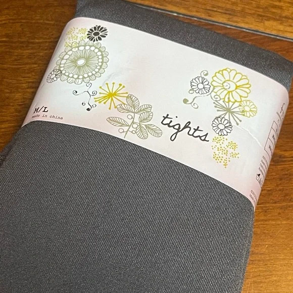 Francesca’s thick tights. Gray. NWL. Never used - Picture 1 of 4